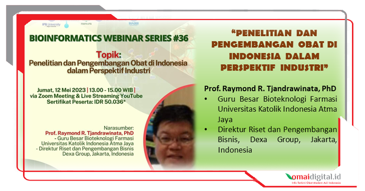 Prof. Raymond Tjandrawinata Mengupas Penelitian dan Pengembangan Obat Herbal di Indonesia